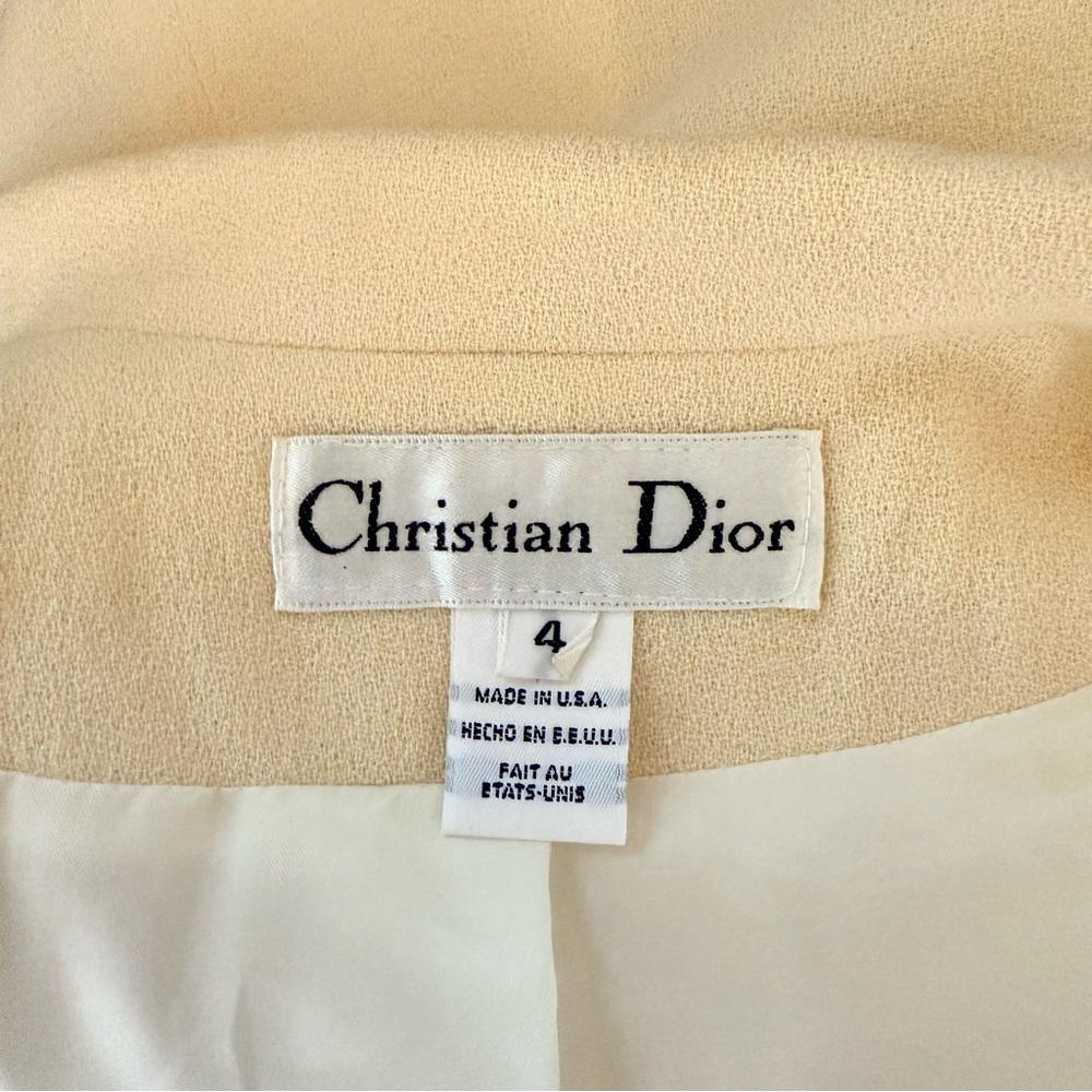 Vintage 1990’s Christian Dior Wool Blazer - Picture 4 of 8